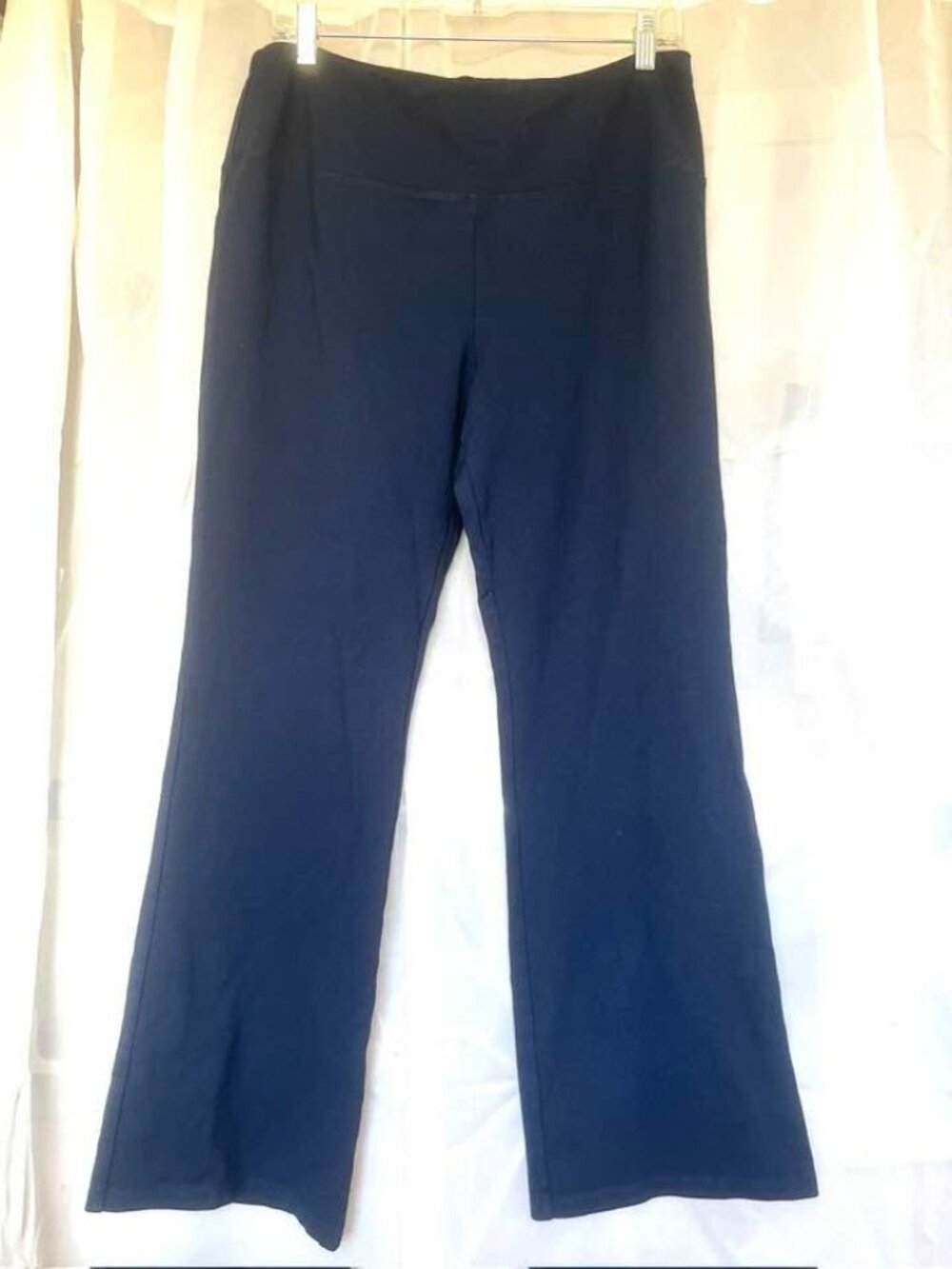 LIZ CLAIBORNE Lori Bootcut Stretch Pants Leggings Navy XL